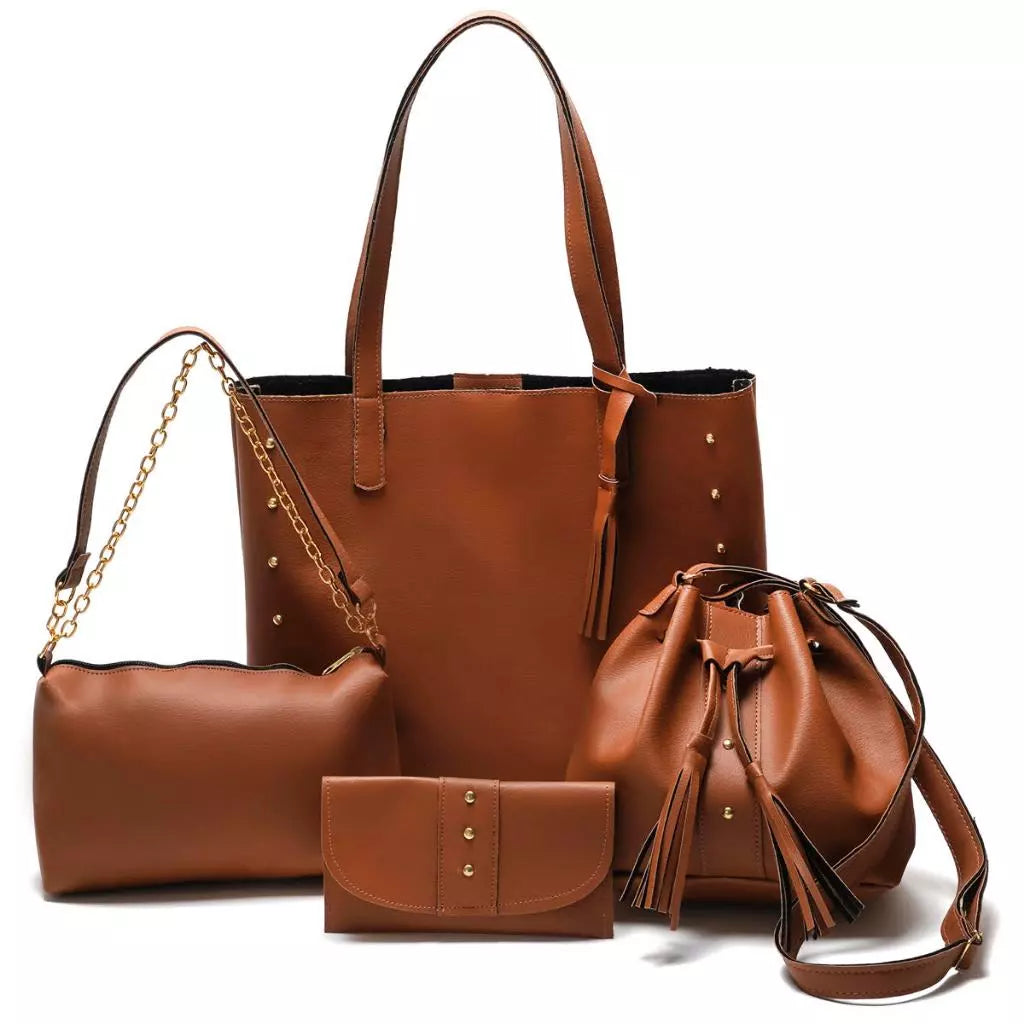 Kit 4 Bolsas Femininas Transversais