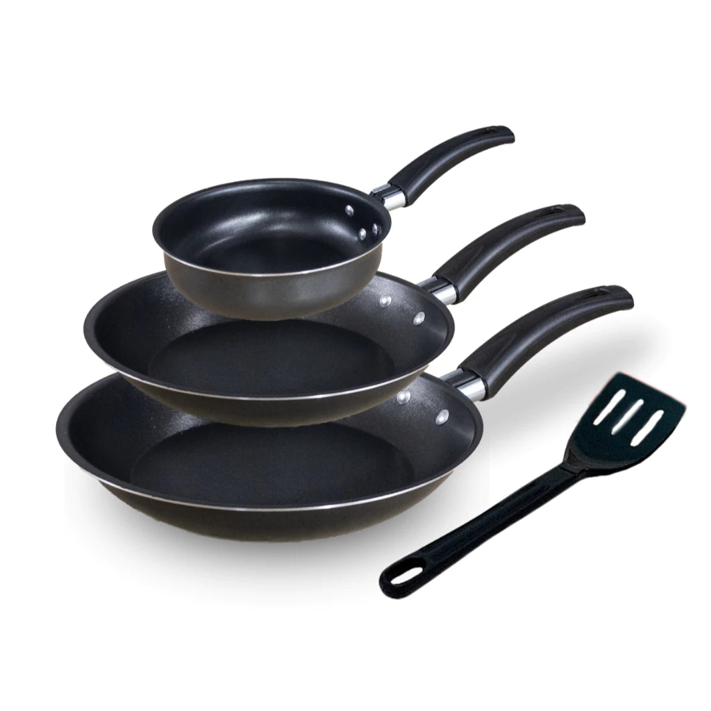 Kit de Frigideira 3 Peças Antiaderente Teflon Global