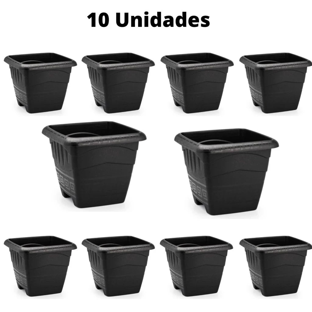 Kit 10 Vasos de 2 Litros para Plantas