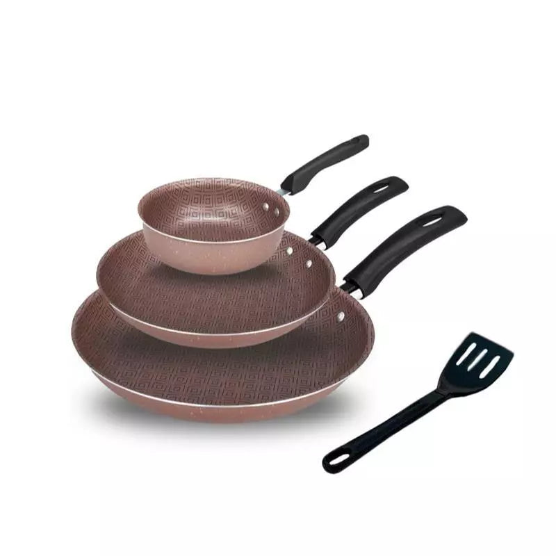 Kit de Frigideira 3 Peças Antiaderente Teflon Global